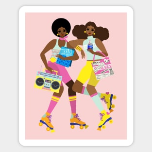 Roller Skaters Sticker